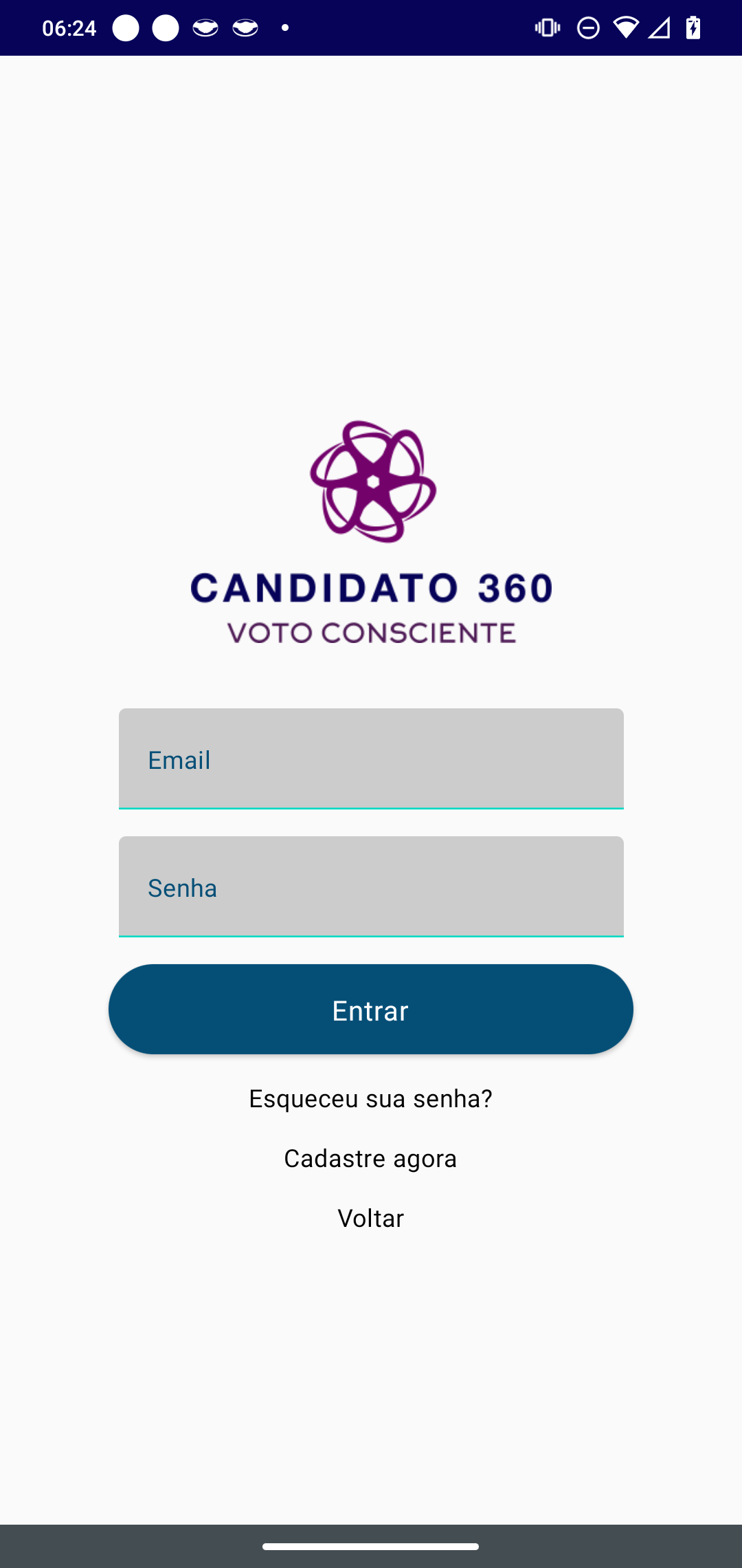 Tela de todos os favoritos